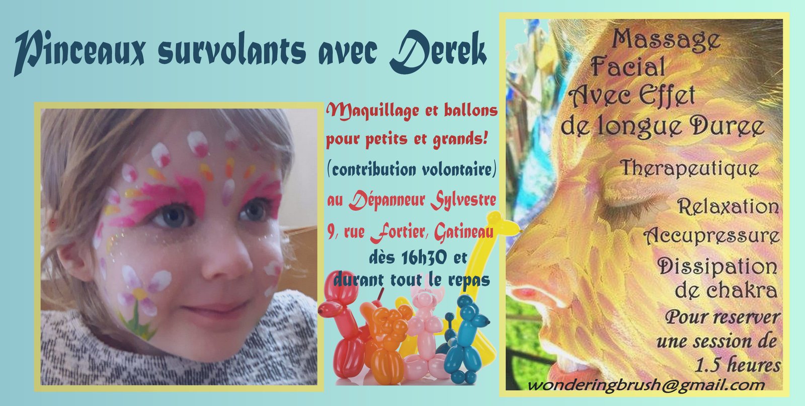Derek et pinceaux