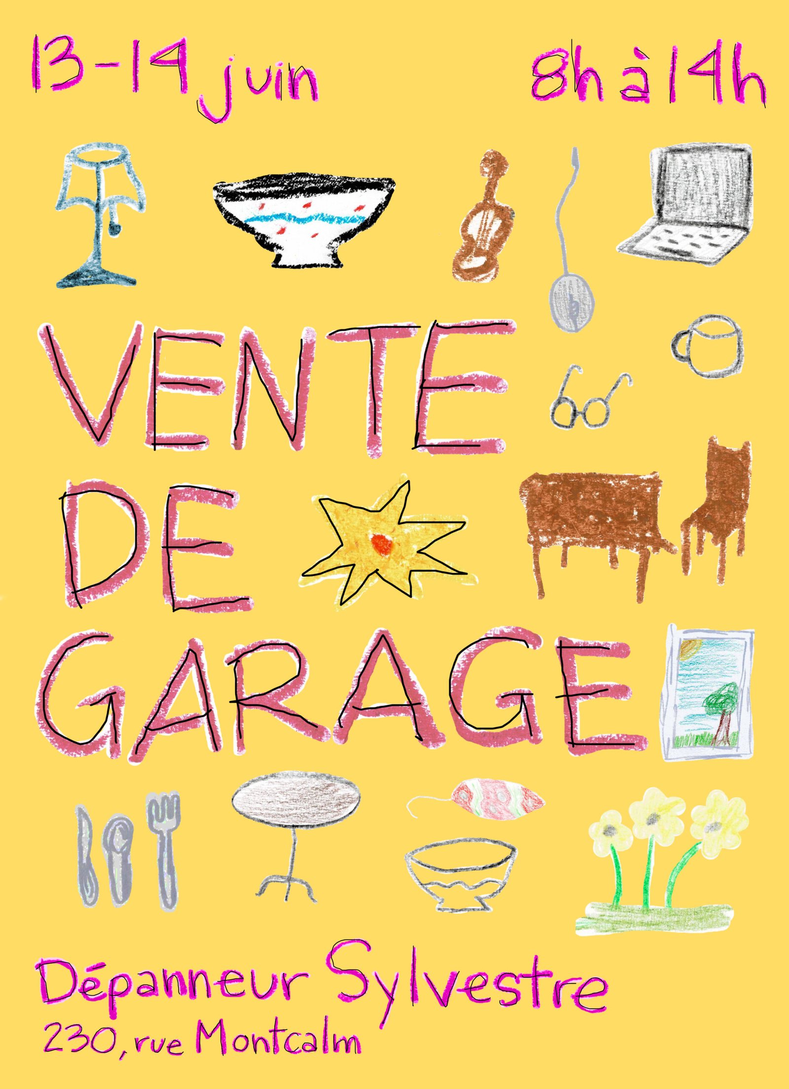 image vente de garage DEP